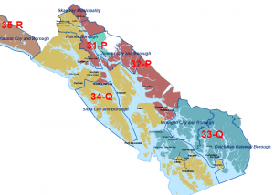 Wrangell is now included in the newly-drawn House District 33.