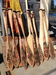 paddles1 (405x540) Some of the lost paddles - Photo courtesy of Jeff Erickson and KFSK