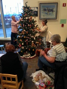 Wrangell Art Gallery's teddy bear tree - Photo by Shady Grove Oliver/KSTK