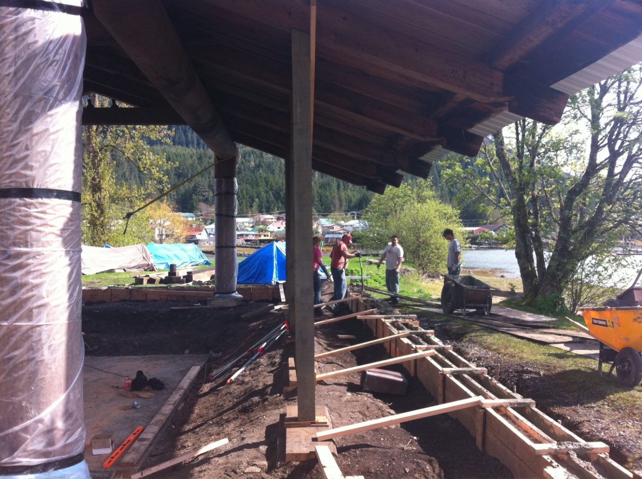Tribal house gets new foundation