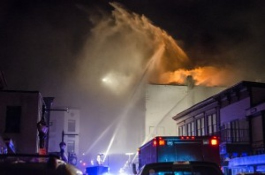 Apartment building fire closes downtown Juneau