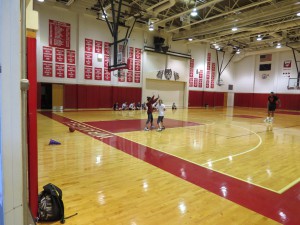 Day two ends with a shooting drill.