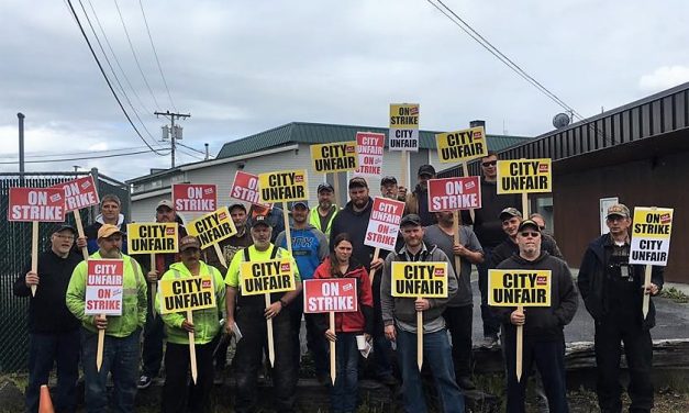 Update: Wrangell municipal workers hit the picket line