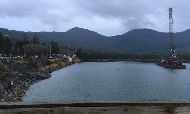 Prep work for Shoemaker Bay in Wrangell wrapping up
