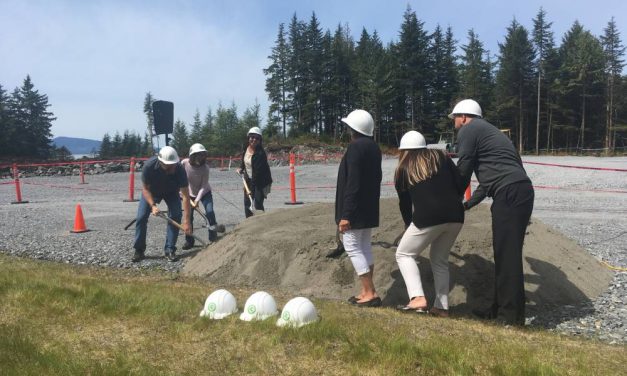 Groundbreaking at soon-to-be SEARHC hospital in Wrangell
