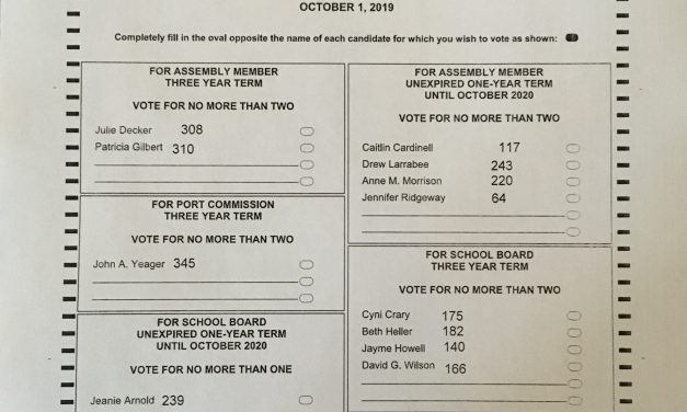 Wrangell election results 2019