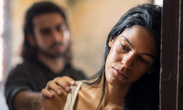 On a remote Alaska island, where can you hide from an abusive partner?