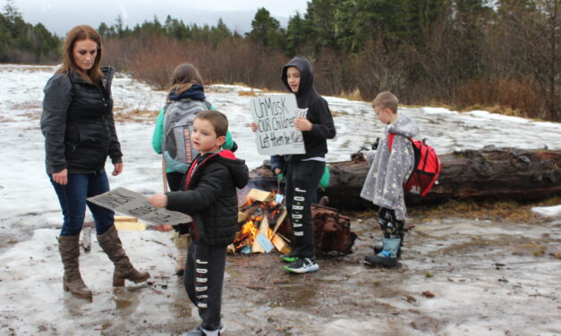 Wrangell elementary, middle school students protest district mask policies
