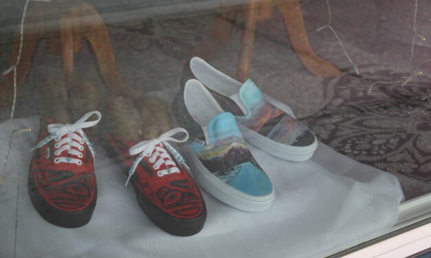 Wrangell students’ shoe designs win their high school $15,000, with a chance to triple the prize