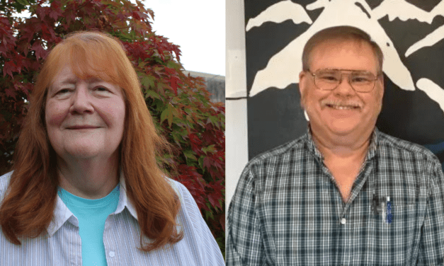 Wrangell Borough Mayor candidates: Patty Gilbert and Terry Courson