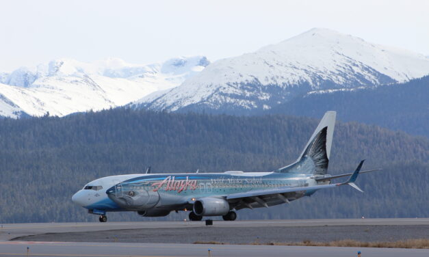Alaska Airlines’ flying salmon travels the Inside Passage a final time