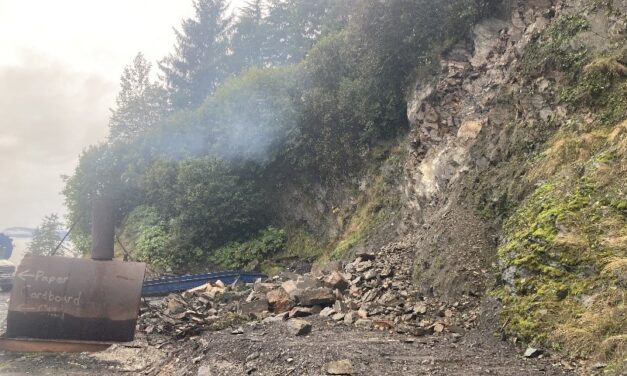 Wrangell municipal burn pit closed after being crushed by small landslide