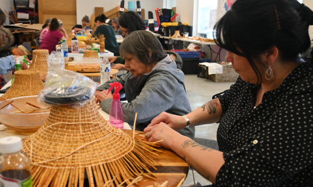 Master weaver, Holly Churchill, taught week-long workshop this spring