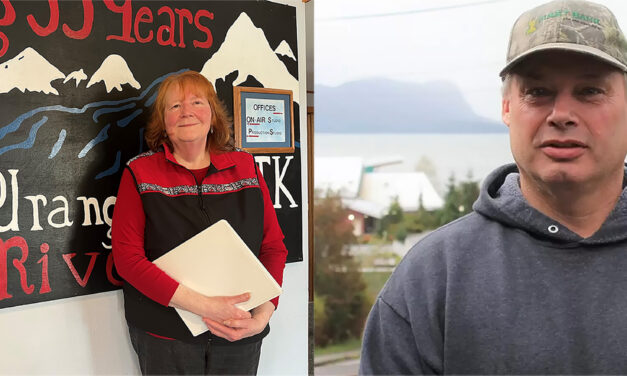 Wrangell Borough Mayor candidates: Mayor Patty Gilbert and Vice-Mayor David Powell