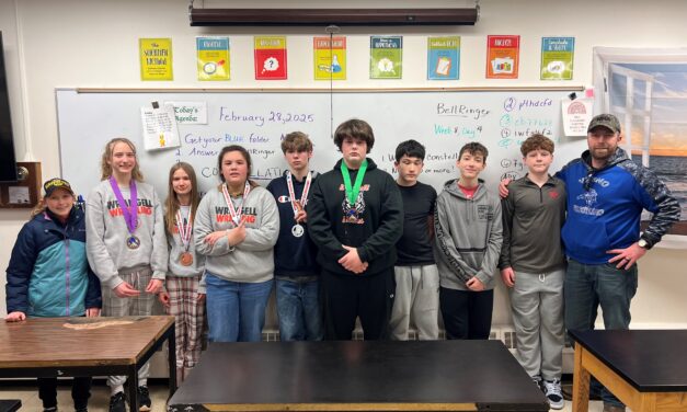 Five Wrangell Middle School wrestlers place in state tournament; one returns home as first-place state champion