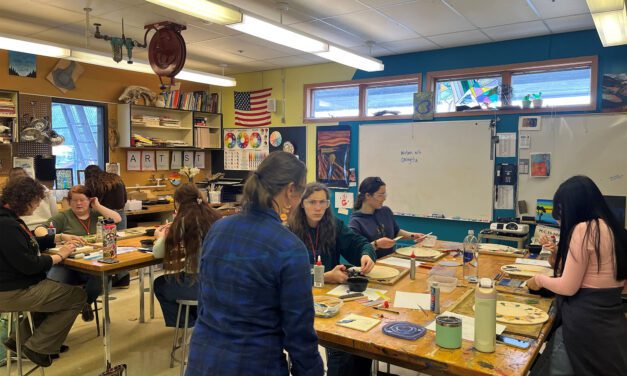 Southeast students traveled to Wrangell for Art Fest this year; picking up skills that boost confidence and creativity