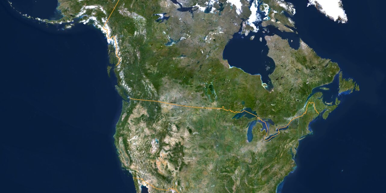 Trump calls the U.S.-Canada border an ‘artificial line.’ That’s not entirely true
