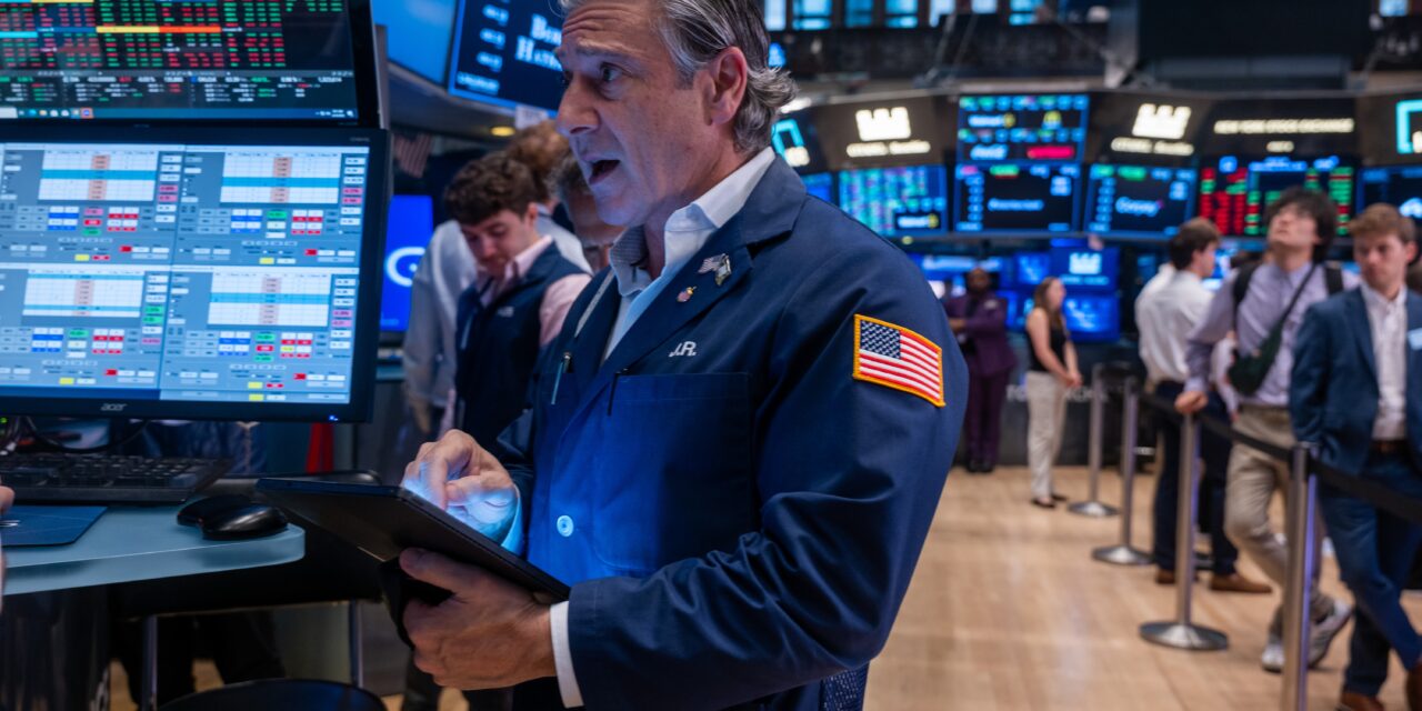Stocks hit a new record high after markets open for trading
