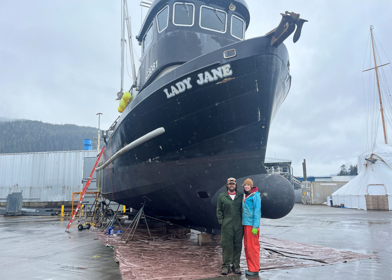 In the boatyard: Lady Jane