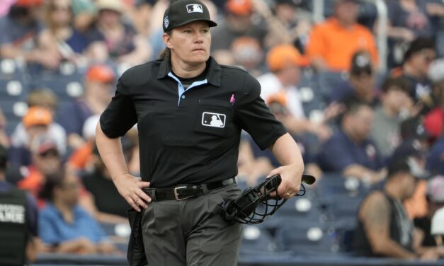 MLB’s first female umpire to debut. Here are other women broke officiating barriers