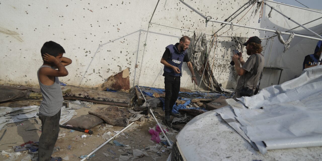 Israeli strike kills journalists in Gaza City, worsening the death toll for the media