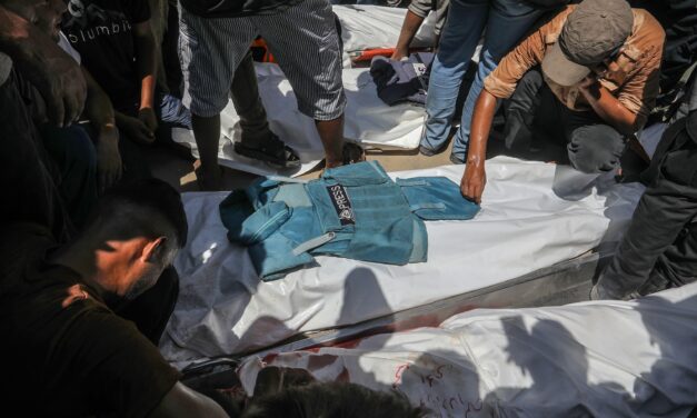 Israeli strikes kill 22, including 5 journalists, in a Gaza hospital