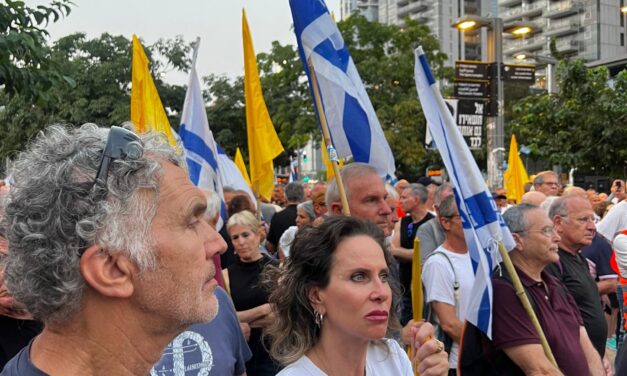 Hundreds of retired air force officers protest Israel’s war in Gaza