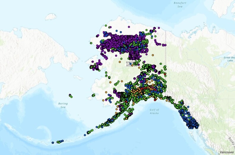 A new map shows where landslides have happened across Alaska