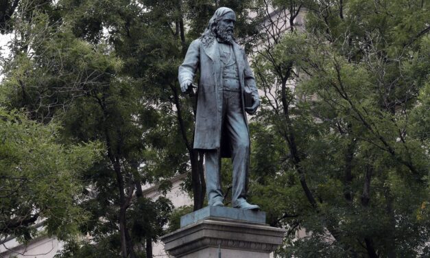 A Confederate statue toppled in Washington, D.C., in 2020 has been reinstalled