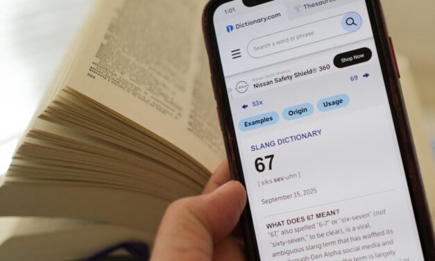 Dictionary.com’s 2025 word of the year, ’67,’ means nothing and everything at once