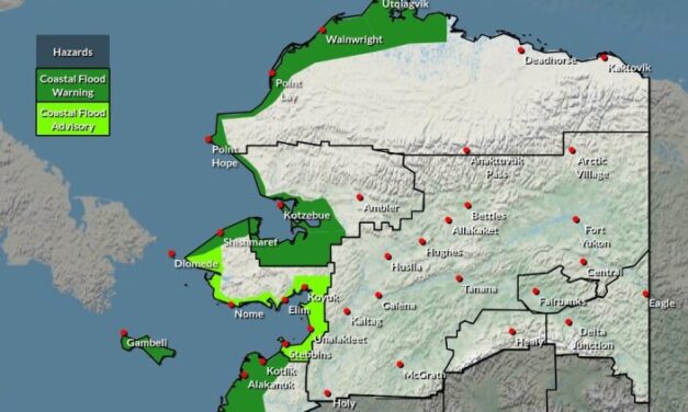Northwest Alaska braces for coastal flooding