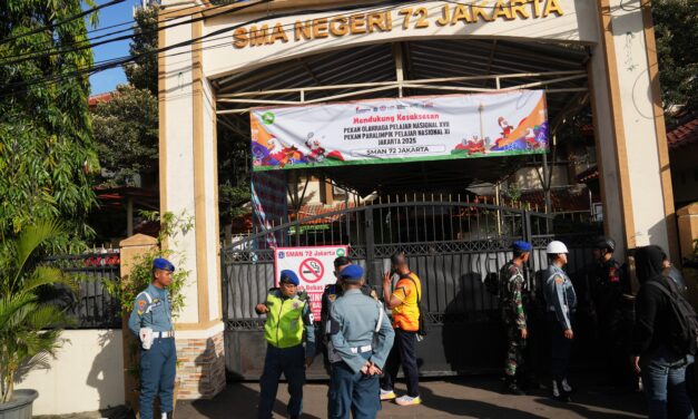 Multiple explosions shake a mosque in an Indonesian high school, injuring dozens