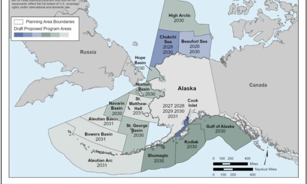 New offshore drilling plan opens almost all federal water off Alaska