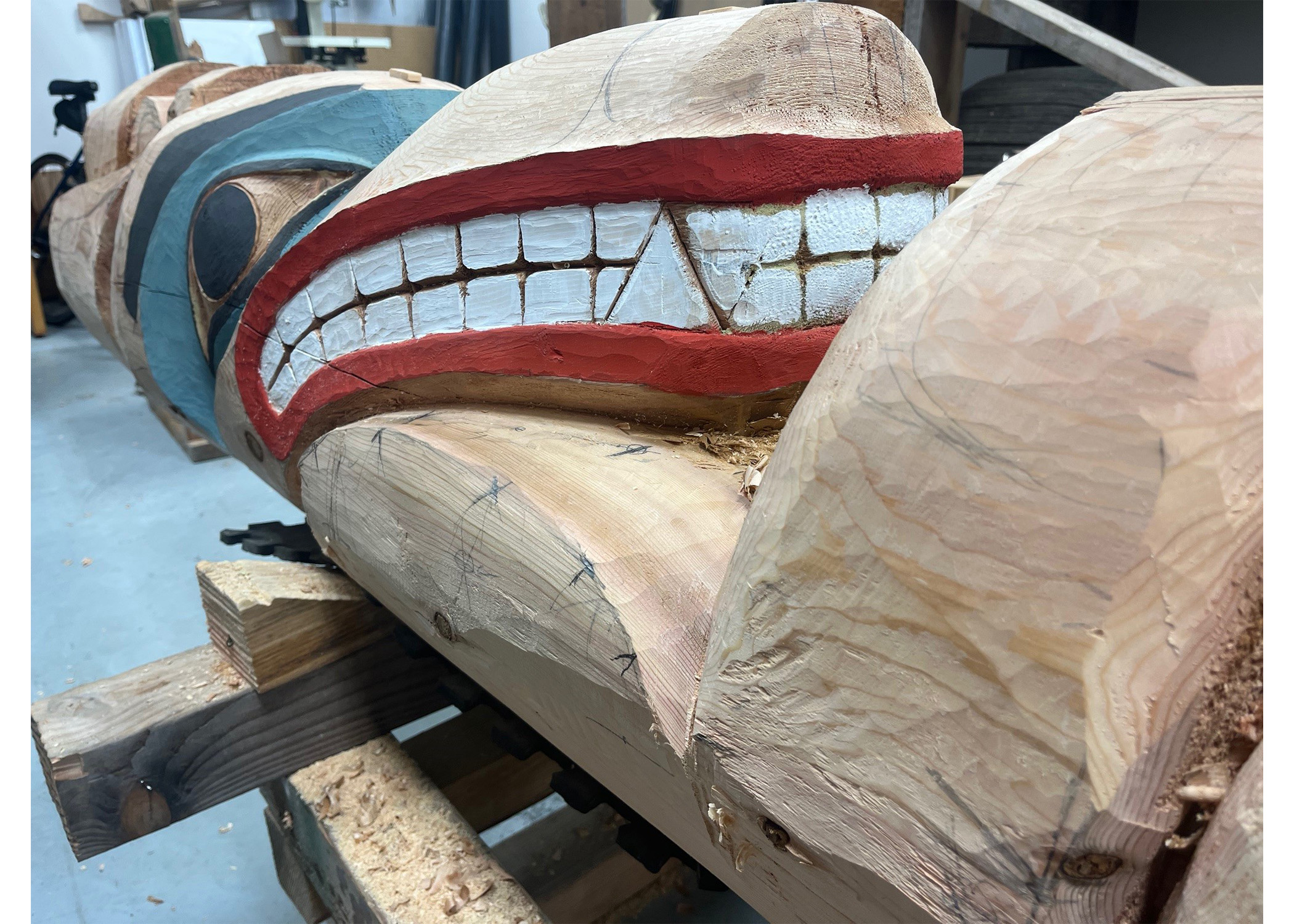 A gift of culture: Wrangell carvers create totem pole for local schools