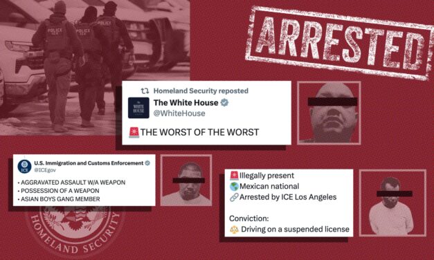 How the federal government is painting immigrants as criminals on social media
