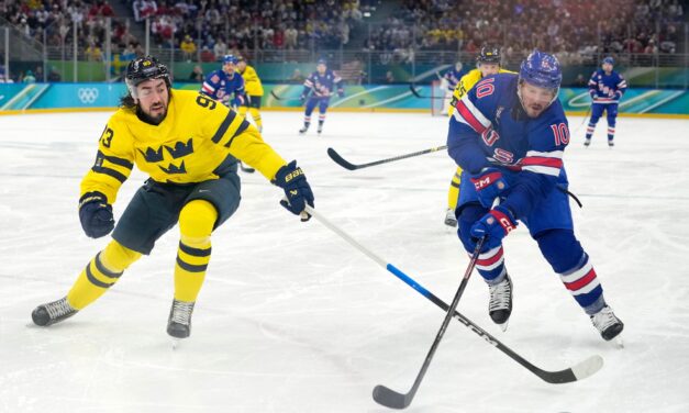 With a win over Sweden, the U.S. men’s hockey team will play for an Olympic medal