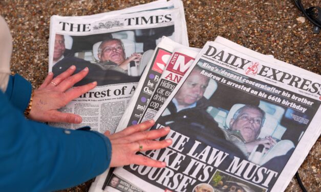 Police search former Prince Andrew’s home a day after his arrest over Epstein ties