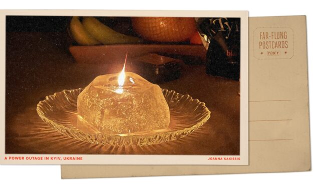 Greetings from Kyiv, where candles are the last option during wartime blackouts