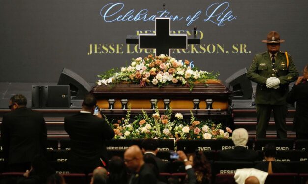 Family, former presidents and a Hall of Famer give Rev. Jesse Jackson a final sendoff