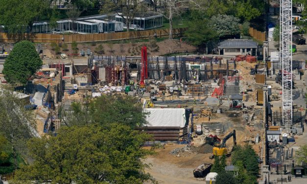 White House ballroom construction can continue for now, appeals court says