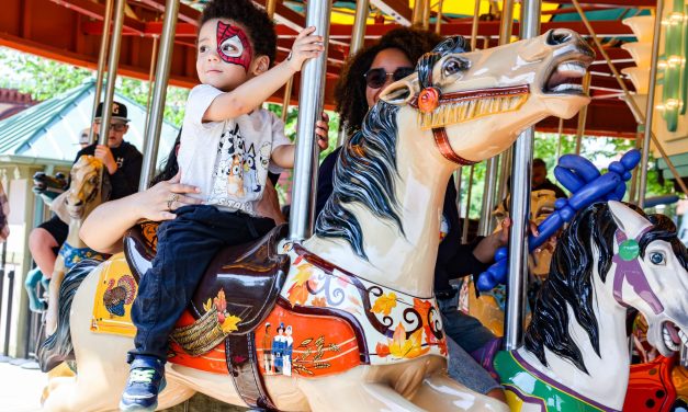 Decades-old, newly restored Smithsonian carousel reopens — to children’s delight