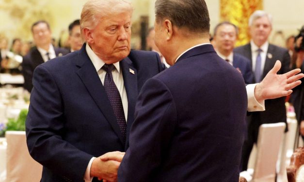 Trump tries to make deals in China. And, Senate confirms Kevin Warsh as Fed leader