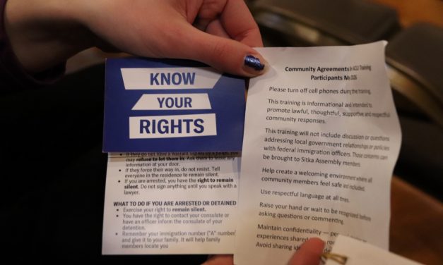 ACLU trains Sitkans to ‘Know Your Rights’ with ICE