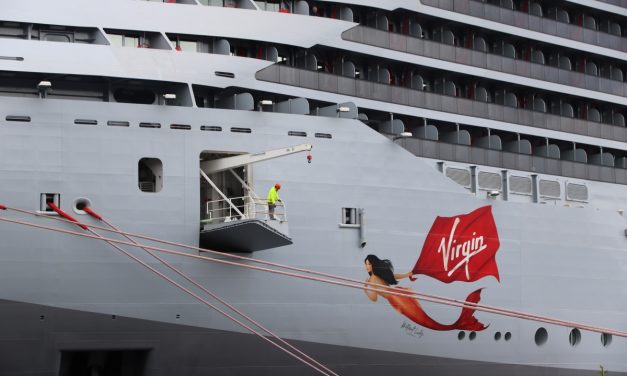 New Virgin Voyages cruise ship, the Brilliant Lady, makes inaugural port call to Sitka