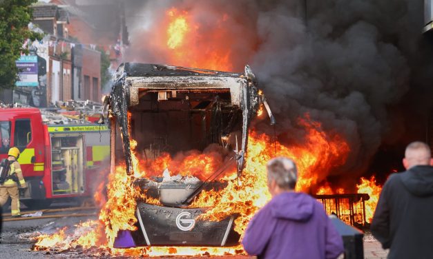 U.K. leaders call for calm as protests break out after Belfast street stabbing