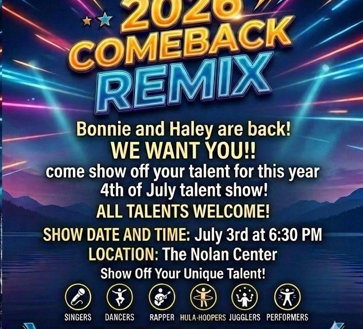 Talent Show is back with a BANG!