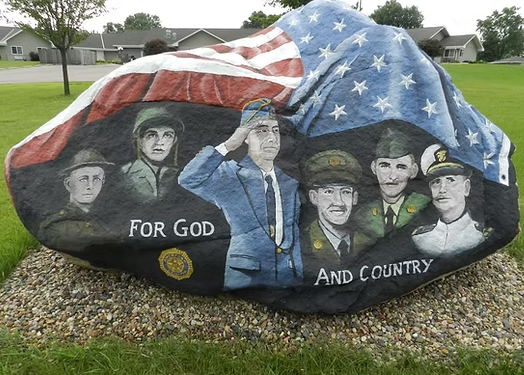 Wrangell’s Freedom Rock supported by Marian Glenz Fund