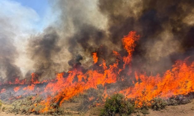 Crews battle wildfires in western U.S. and Canada
