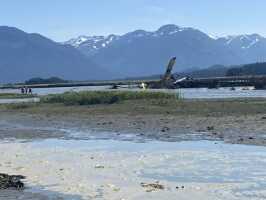 Seaplane makes emergency landing in Juneau’s Mendenhall River during glacial flooding