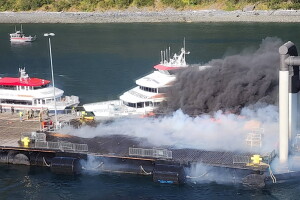 Whittier’s new $80M dock considered total loss after fire